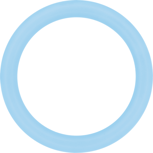 Silikonring Blau