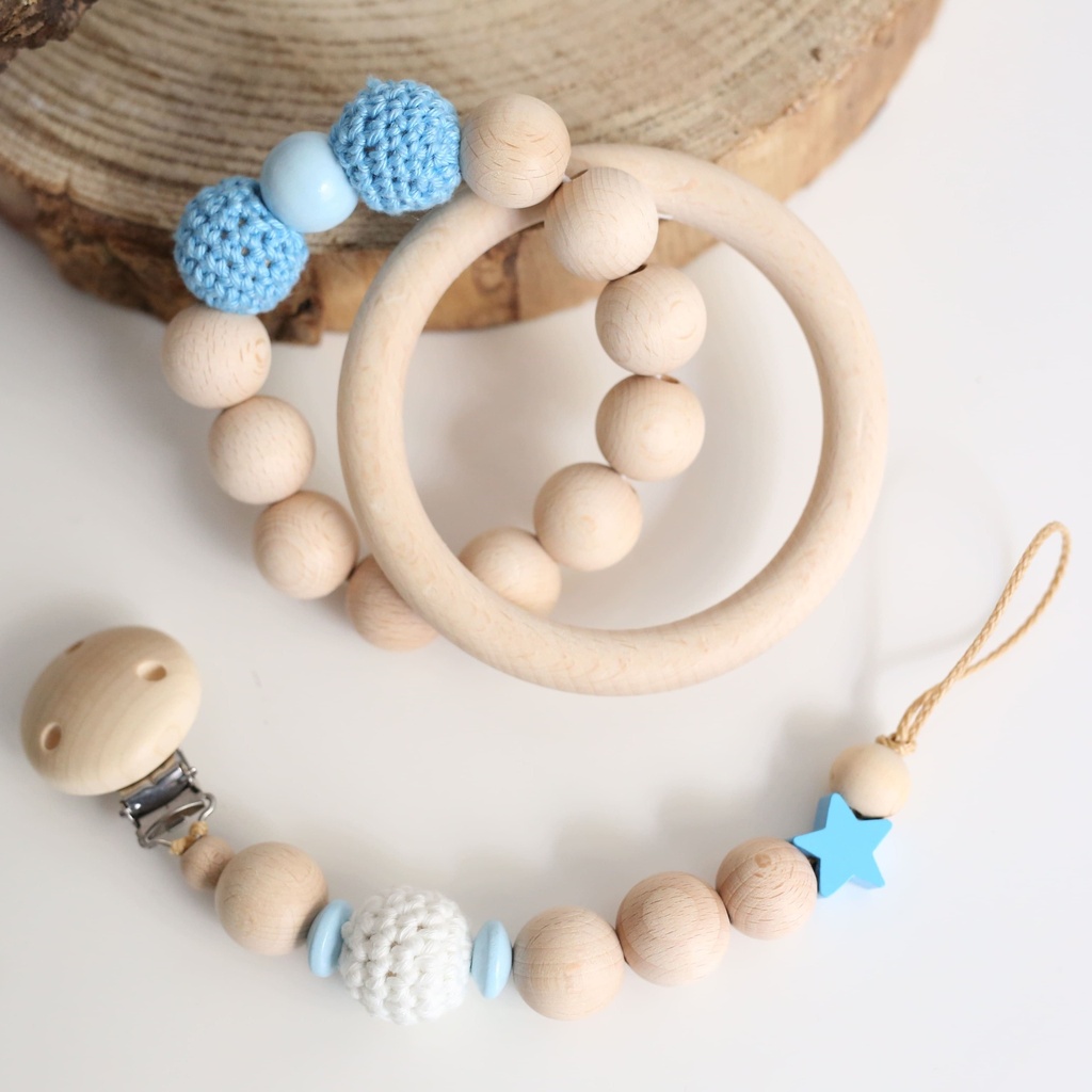 Baby Geschenkset "Blauer Stern"