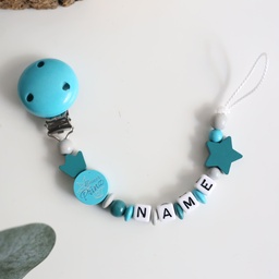 Schnullerkette mit Namen "Kleiner Prinz"