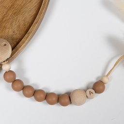 Schnullerkette „Pure Love“ mit Buchstaben