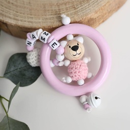 Baby Greifling mit Namen "Teddy"