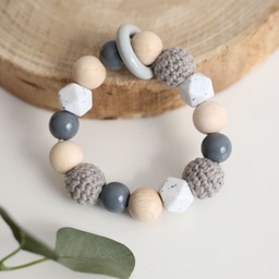 Baby Greifling Marmor mit Miniring