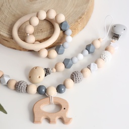 Baby Geschenkset "Grauer Elefant"