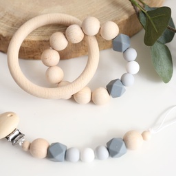 Baby Geschenkset "Steingrau"